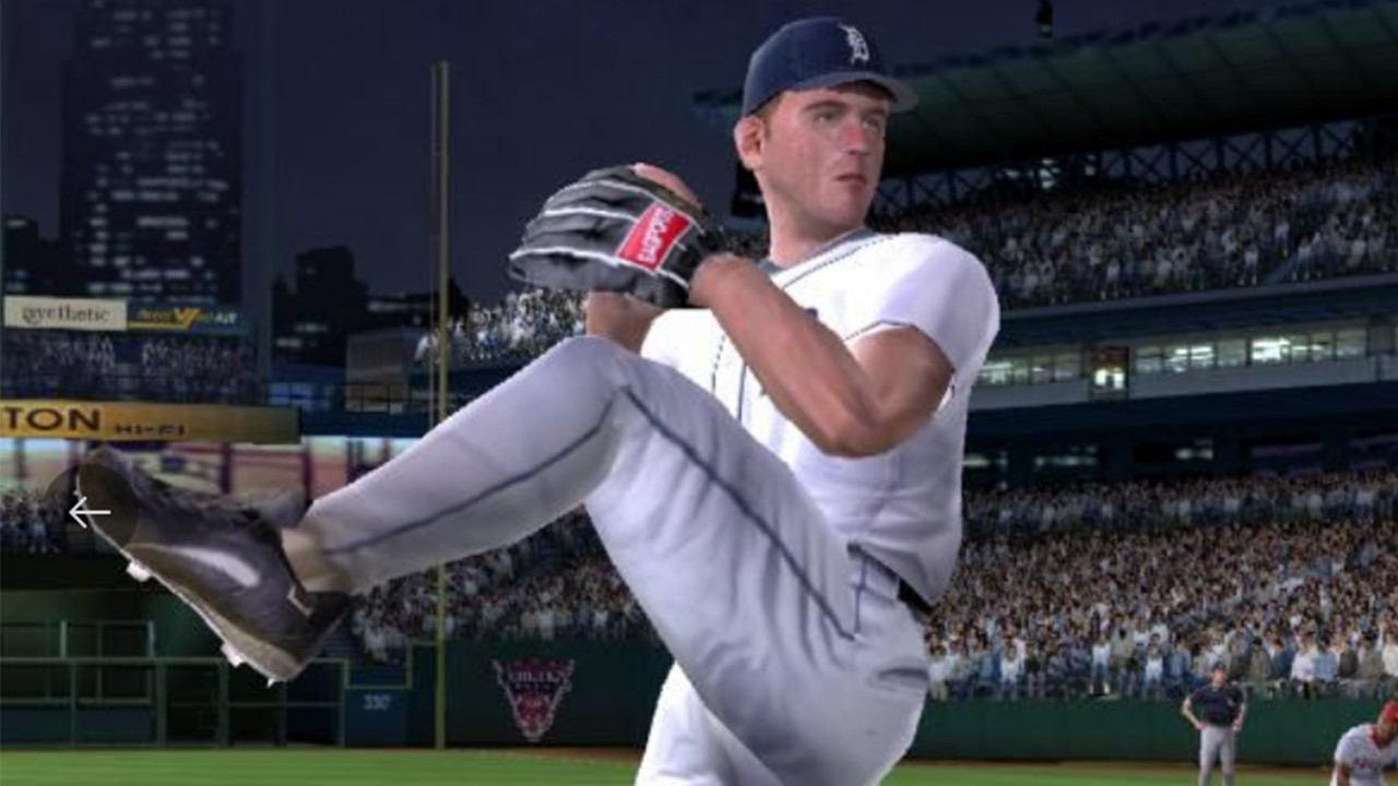 A man prepares to throw a baseball