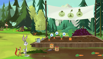New Looney Tunes Veggie Patch Game.