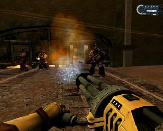Shooting at space marines with a t