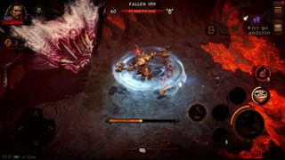 Diablo Immortal gameplay showcasing intense dungeon crawling and character customization