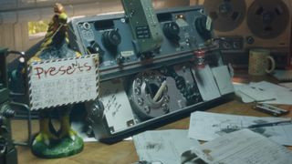 Contraband screenshot from the cinematic reveal trailer showing old military hardware to establish the 1970s setting
