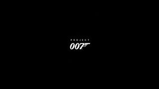 A black title card for the upcoming game, Project 007.