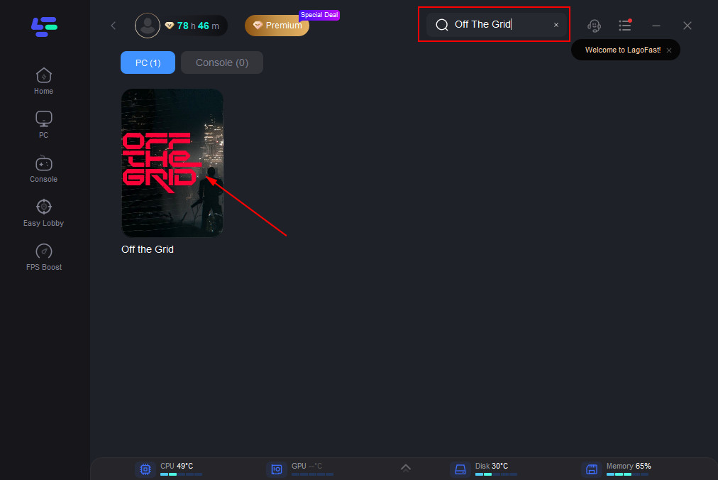 LagoFast Download Button