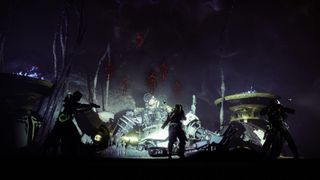 A character using supernatural abilities in the third-person shooter game Control, demonstrating unique gameplay.