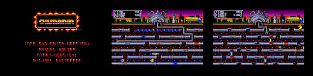 Screenshots from the Atari ST version of Oilmania