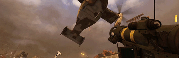 Osprey flying in Black Mesa