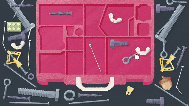 A Little to the Left gameplay featuring sorting and stacking household objects