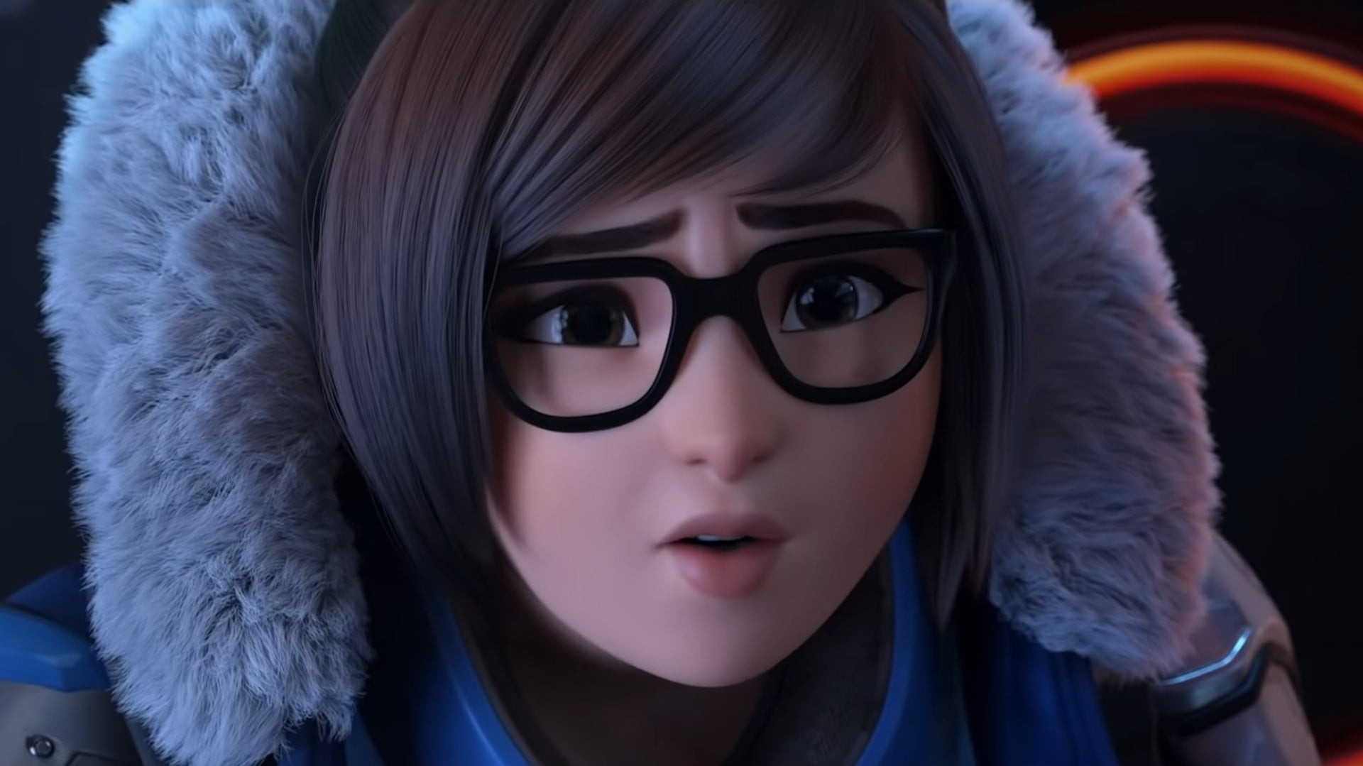 A concerned looking Mei