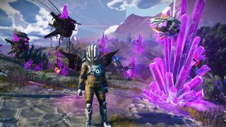 An alien planet in No Man's Sky