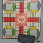 Parcheesi, about 1910. Gift of the Koronowski Family in Memory of Elizabeth A. (Brillhart) Koronowski, The Strong, Rochester, New York.