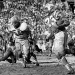 Paul Lowe running upfield