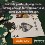 Denexa plastic playing cards for pitty pat