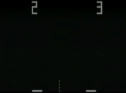 tennis for two recreation footage