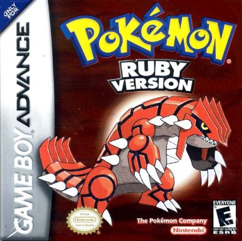 Pokémon Ruby GBA cover