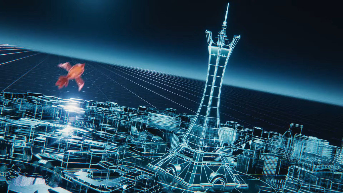 A view of Lumiose Tower from the Legends: Z-A trailer. (Photo from The Pokémon Company)