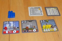 Power Grid board game power plants with a variety of power plants burning different raw materials