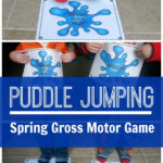 Puddle Jumping Spring Gross Motor Game