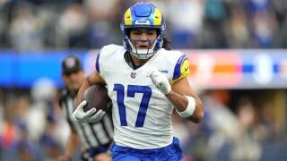 Puka Nacua in action for the Los Angeles Rams