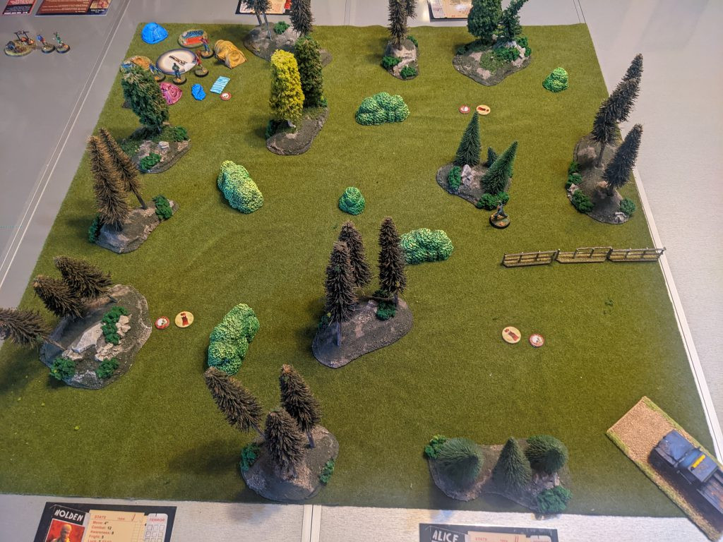 The board I used for our first scenario