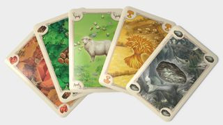Catan cards with a cleaner and more modern design