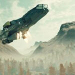 Spaceship landing