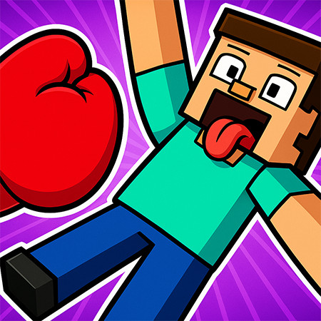 Noob Ragdoll Crazy Punch Game Alternative Text: A chaotic and humorous physics game where players control a Noob ragdoll, unleashing crazy punches and kicks in a sandbox environment.
