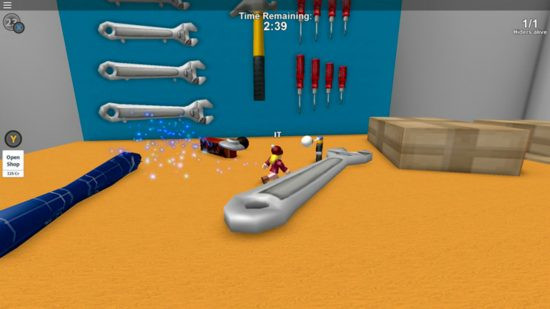 Hide and Seek Extreme Alt Text: Roblox games - Hide and Seek Extreme, showcasing players hiding and seeking in a complex environment