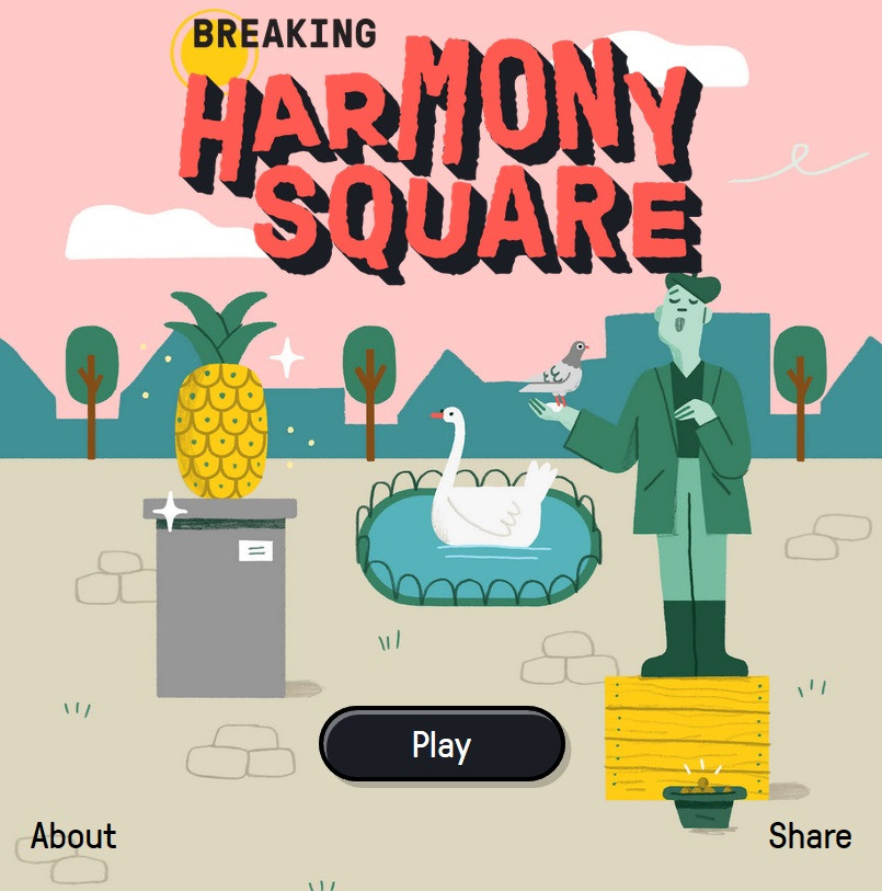 Harmony Square Landing Page