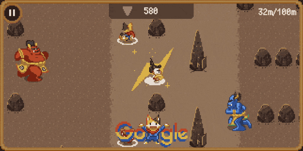 The Oni Fearsome Foes Dashing and Dodging in Rugby Doodle Game