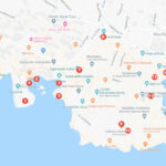Map of all the Game of Thrones filming locations in Dubrovnik. Dubrovnik Game of Thrones map.