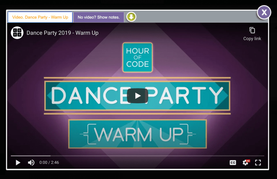 Code.org Game Lab interface