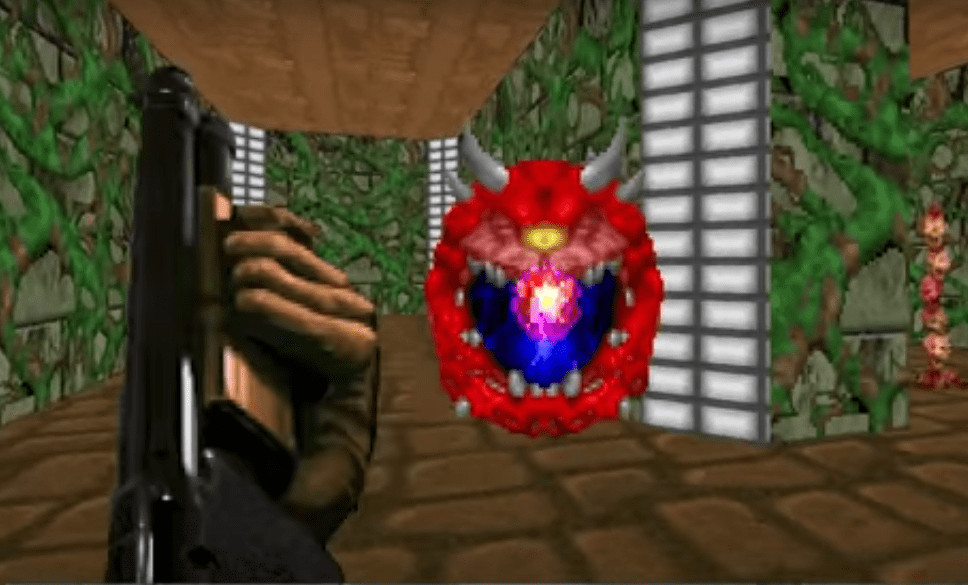 Doom first-person action on PC