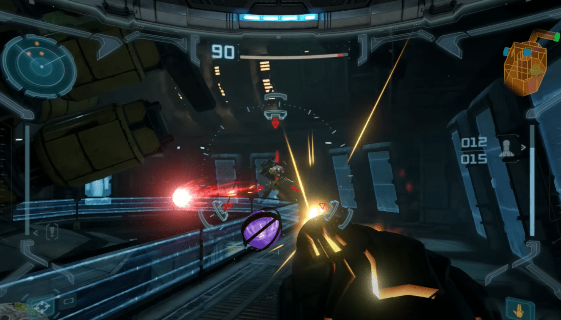 Metroid Prime gameplay on GameCube