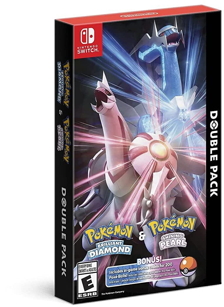 Pokémon Brilliant Diamond &amp; Pokémon Shining Pearl Double Pack - Nintendo Switch