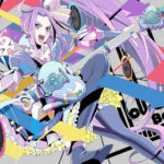 Shiro playing games in No Game No Life with a focused expression.