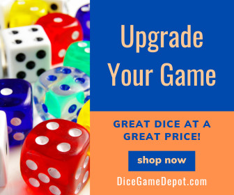 Dice illustration with L, C, and R markings symbolizing Left Right Center game rules
