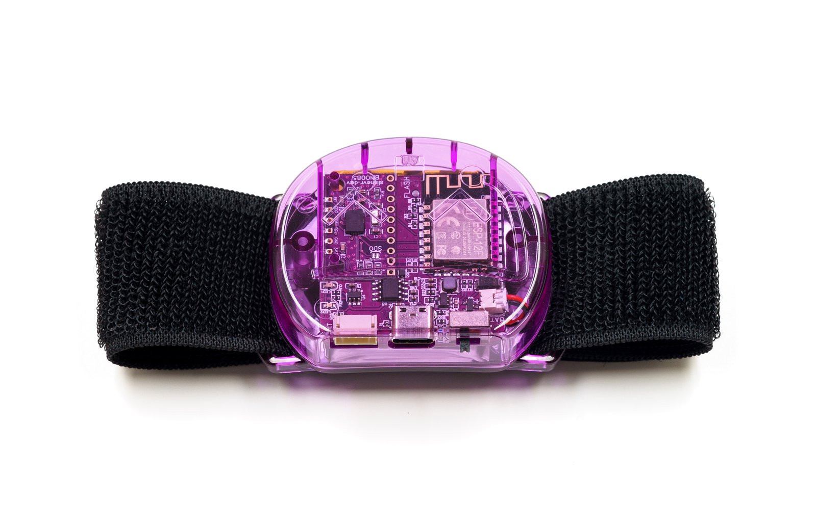 SlimeVR single unit showing its compact design and sensor technology