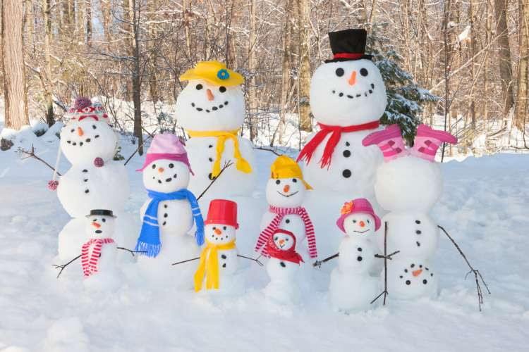 Snowman Building Contest