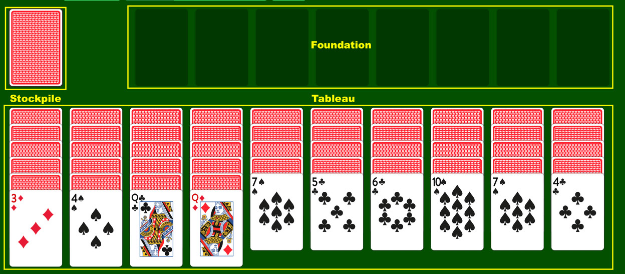 Spider Solitaire terms