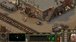 Fallout Tactics: Brotherhood of Steel emphasizing tactical turn-based combat and strategic gameplay.
