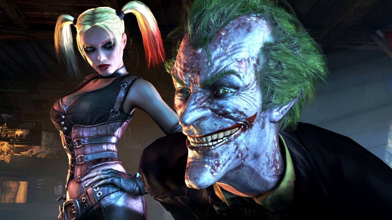 The Joker and Harley Quinn in Batman: Arkham City