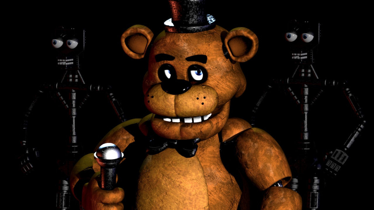 Freddy Fazbear looking menacing