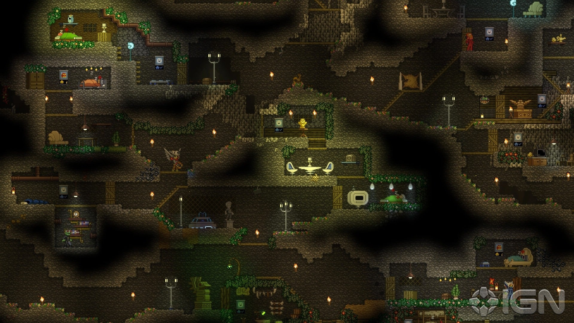 Pixelated tunnels