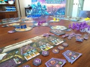 Starcraft board game, demonstrating its faithful adaptation of the video game's units and strategies