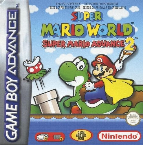 Super Mario Advance 2: Super Mario World GBA cover