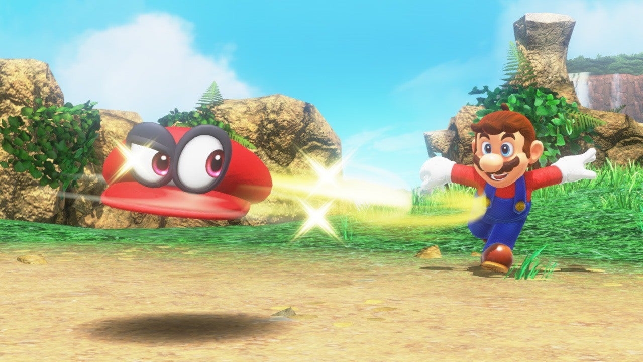 Super Mario Odyssey features Mario exploring diverse kingdoms