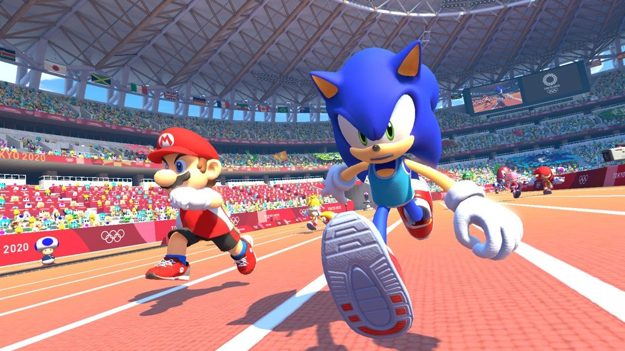 Mario &amp; Sonic at The Olympic Games Tokyo 2020 features characters competing in Olympic events
