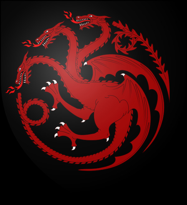 A two-legged dragon sigil