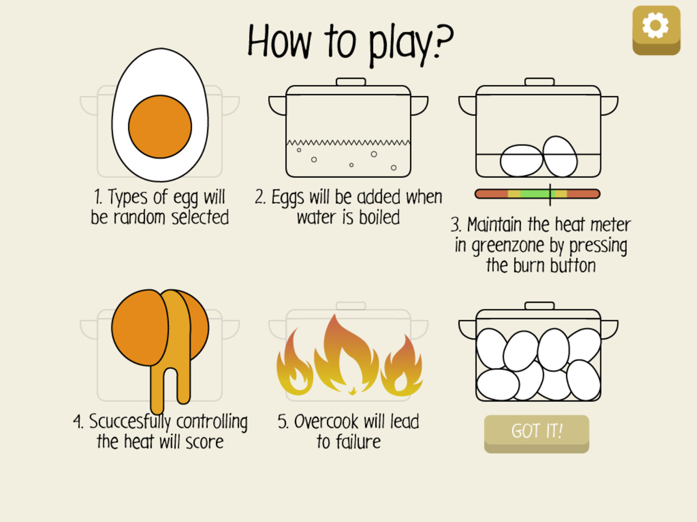 The Boiled Eggs Game.