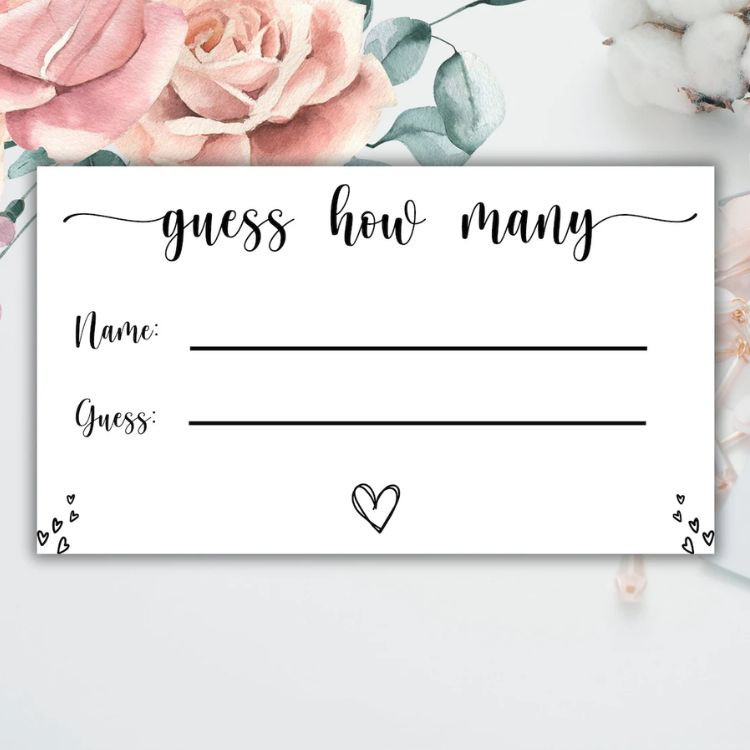Guessing Game Cards